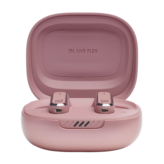 JBL Live Flex - Rose - True wireless Noise Cancelling earbuds - Detailshot 1